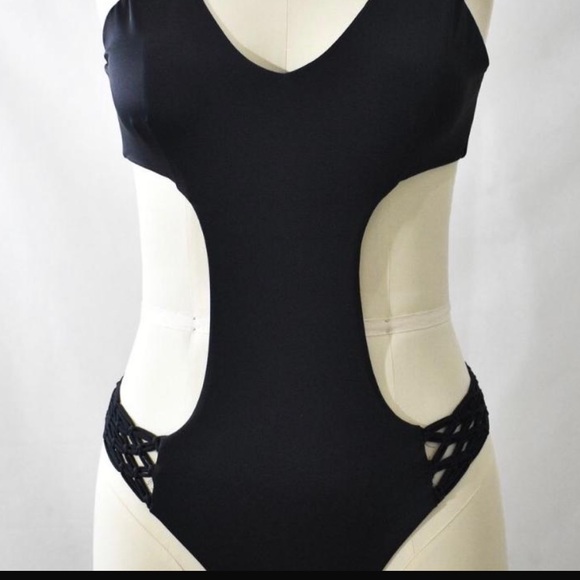 BNWT crotchet monokini - black - Picture 3 of 5
